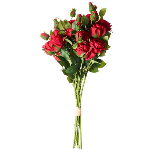 Bouquet De Fleurs Artificielles Boiro 65 Cm Rouge