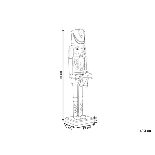 Accessoire Décoratif Hogsjon Casse-noisette 50 Cm Rouge