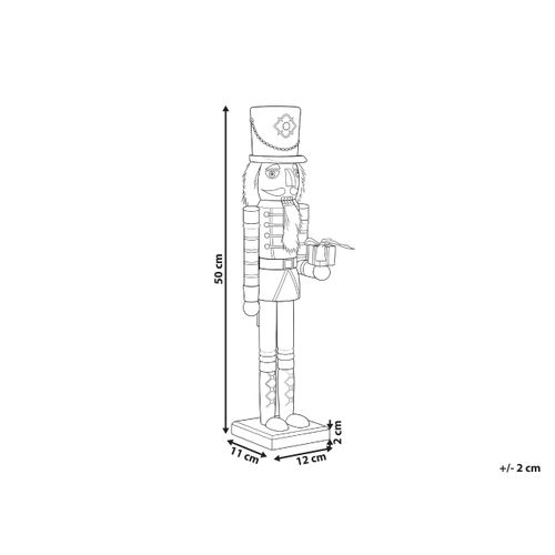 Accessoire Décoratif Rodsjon Casse-noisette 50 Cm Rouge