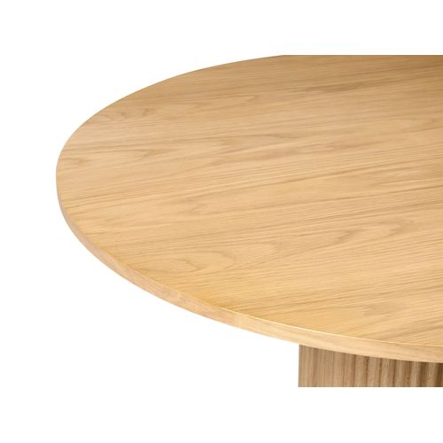 Table De Repas Lunnin Chêne Clair 90 Cm 180 Cm
