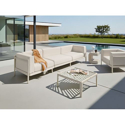 Module D'extension Pour Canapé De Jardin Ferretti Beige Clair