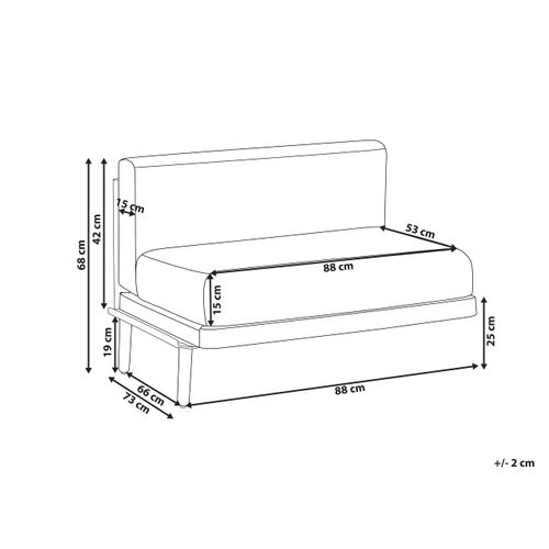 Module D'extension Pour Canapé De Jardin Ferretti Beige Clair