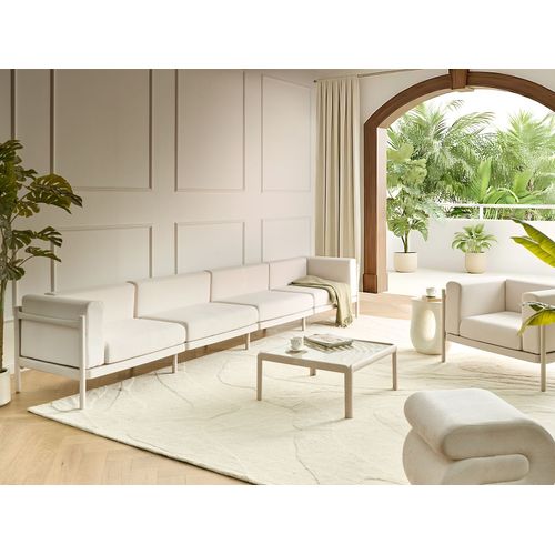 Canapé De Jardin 4 Places Ferretti Beige Clair