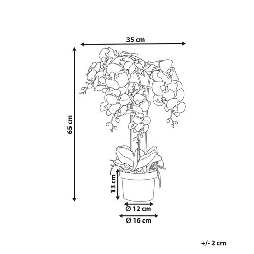 Plante Artificielle Orchid 65 Cm Rose