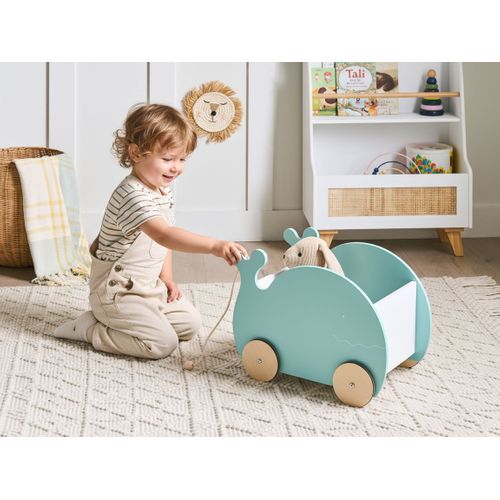 Coffre à Jouets Avec Roulettes Wooli 30 Cm Bleu