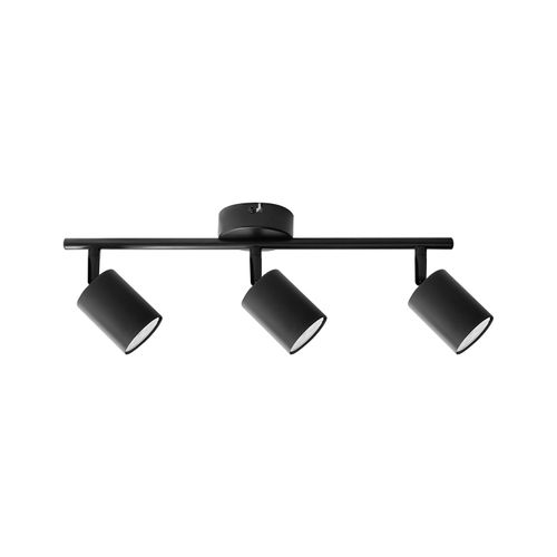 Spot à 3 Lumières Nyando Métal Noir
