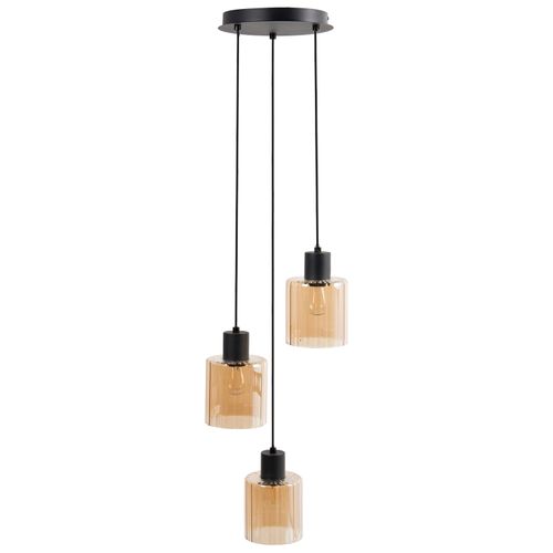 Lampes Suspension à 3 Lumières Kitare Verre Beige