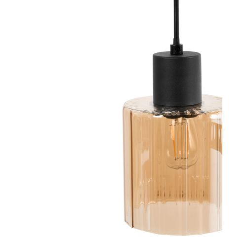 Lampes Suspension à 6 Lumières Kitare Verre Beige