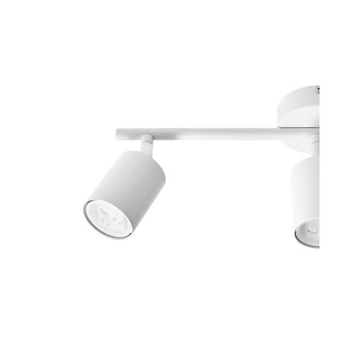 Spot à 3 Lumières Nyando Métal Blanc