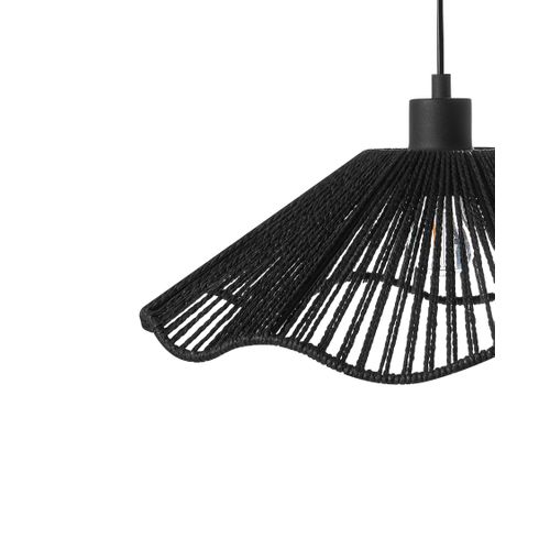 Lampe Suspension Migori Papier Noir