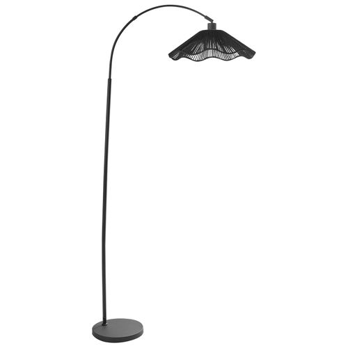 Lampadaire Migori Papier Noir