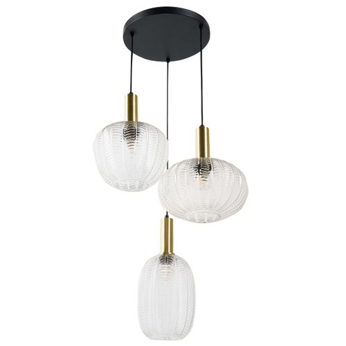 Lampe Suspension Njoro Verre Transparent