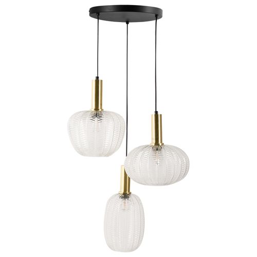 Lampe Suspension Njoro Verre Transparent