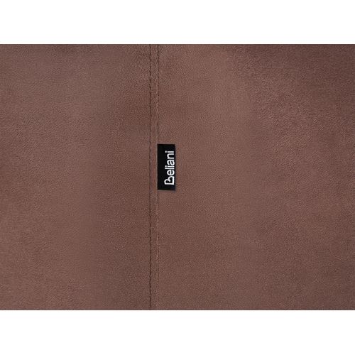 Canapé 3 Places Veltada Velours Marron Foncé