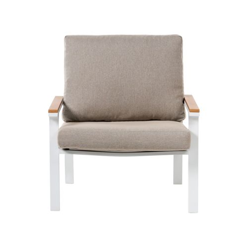 Ensemble De Salon De Jardin Avec Table 4 Places Orero Taupe