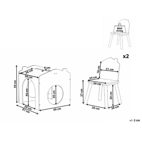 Table Et Chaises Pour Enfants Quilpie Vert Clair