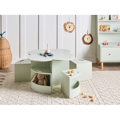 Table Et Chaises Pour Enfants Tiboo Vert Clair