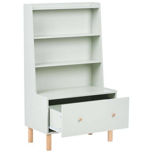 Bibliothèque 3 Étagères Quilpie 120 Cm Vert Clair