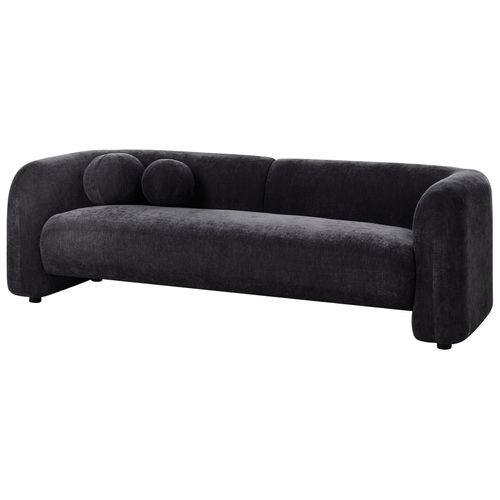 Ensemble De Salon 4 Places Leiren Tissu Noir