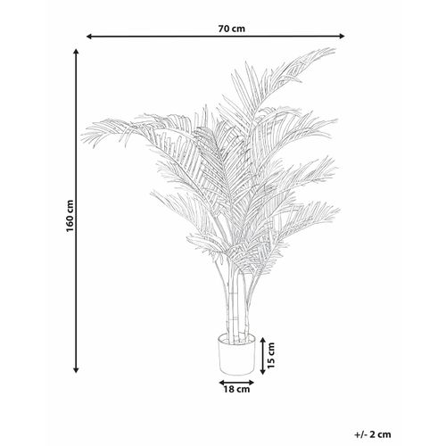 Plante Artificielle Areca Palm 160 Cm Doré