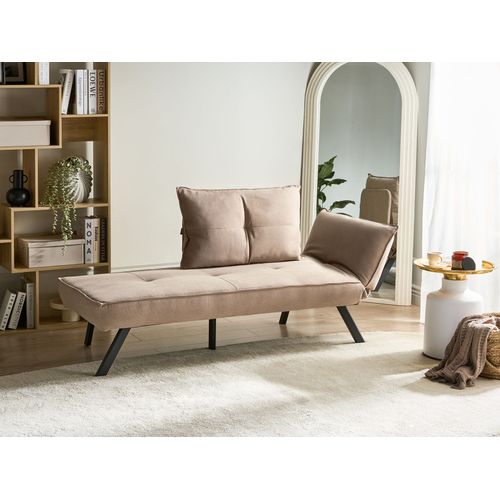 Méridienne Côté Droit Rocamadour Tissu Taupe