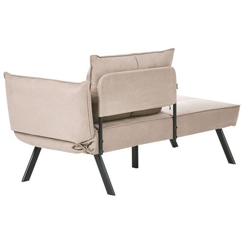 Méridienne Côté Droit Rocamadour Tissu Taupe