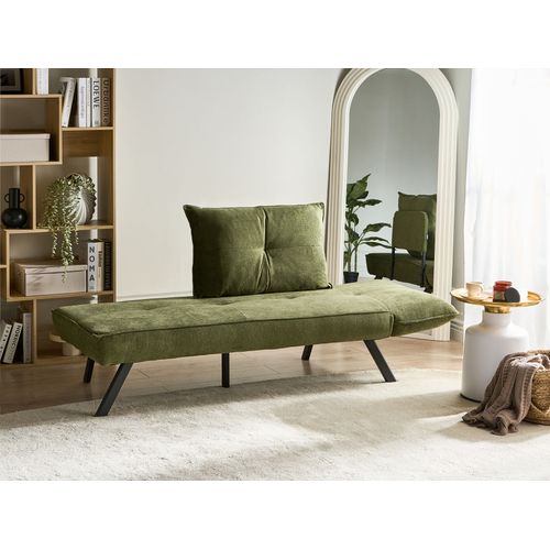 Méridienne Côté Droit Rocamadour Tissu Vert