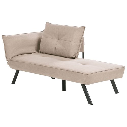 Méridienne Côté Gauche Rocamadour Tissu Taupe