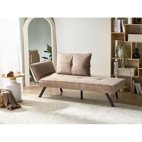 Méridienne Côté Gauche Rocamadour Tissu Taupe