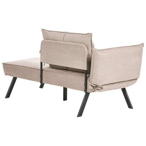 Méridienne Côté Gauche Rocamadour Tissu Taupe