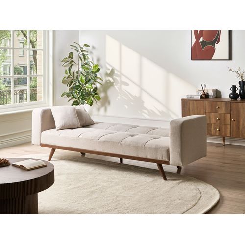 Canapé-lit 3 Places Hjulby Beige Clair