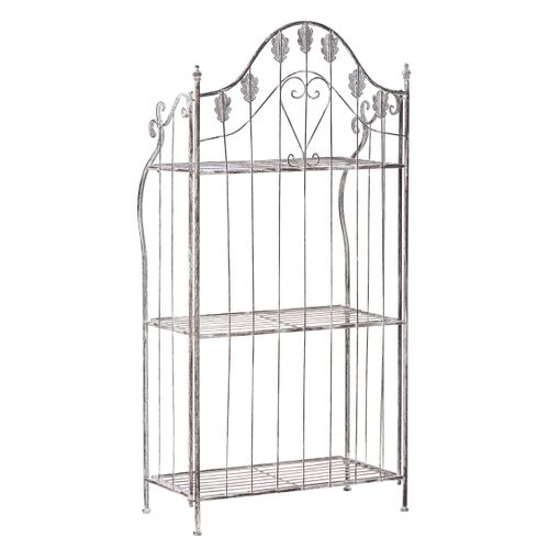 Meuble De Rangement Visano Métal 59 Cm 30 Cm Gris