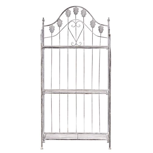 Meuble De Rangement Visano Métal 59 Cm 30 Cm Gris