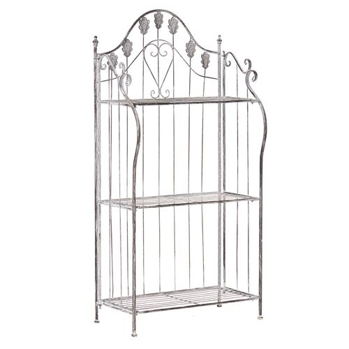 Meuble De Rangement Visano Métal 59 Cm 30 Cm Gris