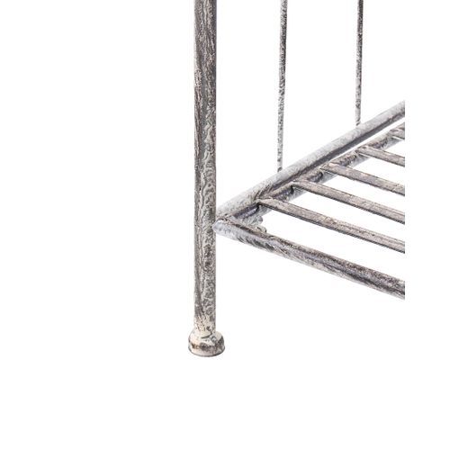 Meuble De Rangement Visano Métal 59 Cm 30 Cm Gris