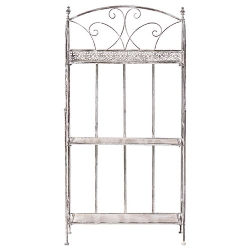 Meuble De Rangement Villadose Métal 60 Cm 30 Cm Gris