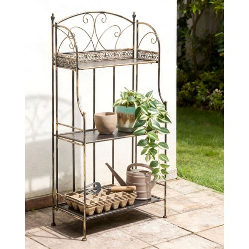 Meuble De Rangement Villadose Métal 60 Cm 30 Cm Noir