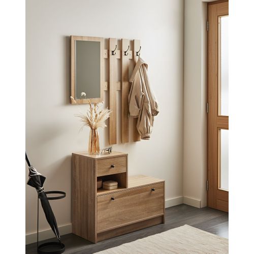 Ensemble De Couloir Cooma Marron Clair