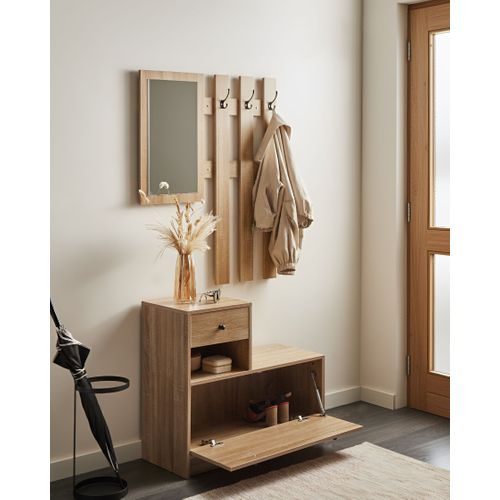 Ensemble De Couloir Cooma Marron Clair