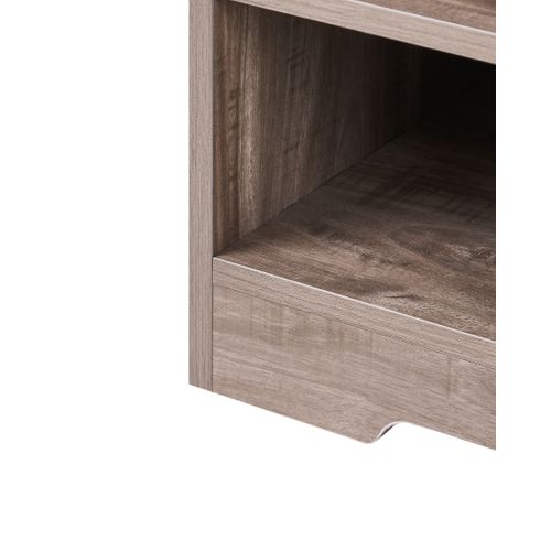 Rangement Pour Chaussures Avec Porte-manteau Deniliquim Marron Foncé