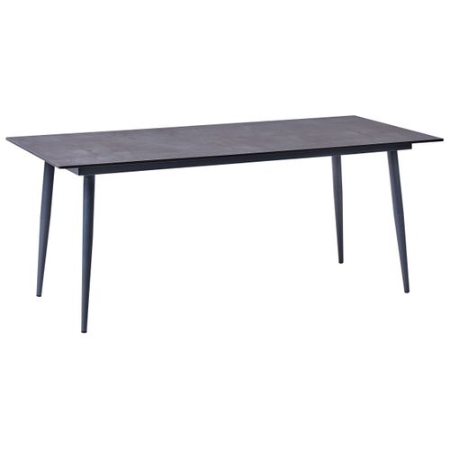 Table De Salle à Manger De Jardin Tolentino 180 Cm 90 Cm Effet Pierre Gris