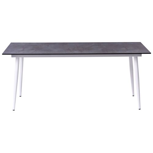 Table De Salle à Manger De Jardin Tolentino 180 Cm 90 Cm Effet Pierre Gris