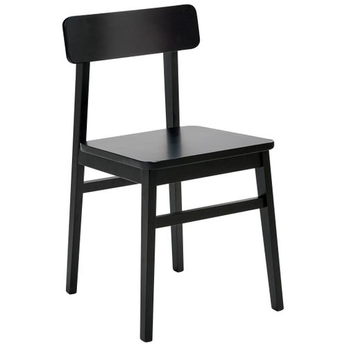 Lot De 2 Chaises De Salle à Manger Gorre Bois Noir