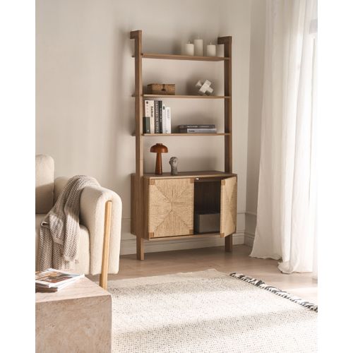 Bibliothèque Bondi 181 Cm Marron Clair