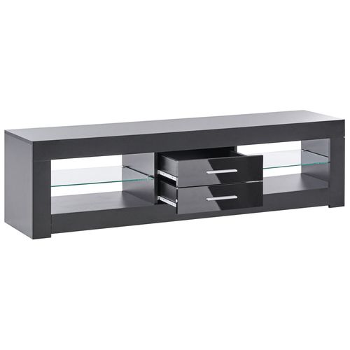 Meuble TV Avec LED Esquimalt Noir