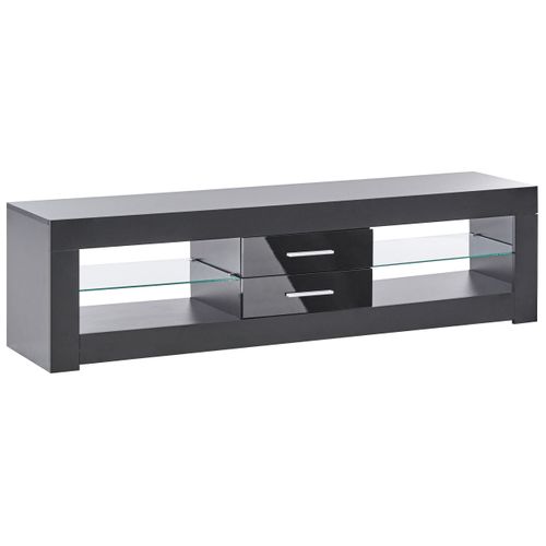 Meuble TV Avec LED Esquimalt Noir