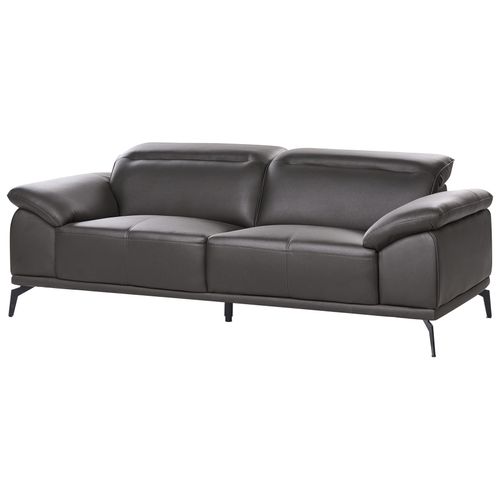 Canapé 3 Places Vejen Cuir Pu Noir