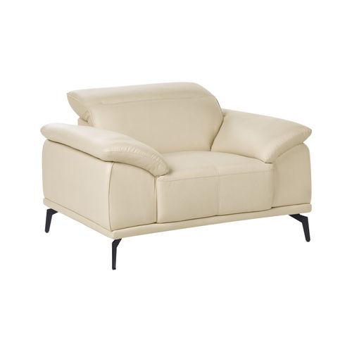 Fauteuil Vejen Cuir Pu Beige