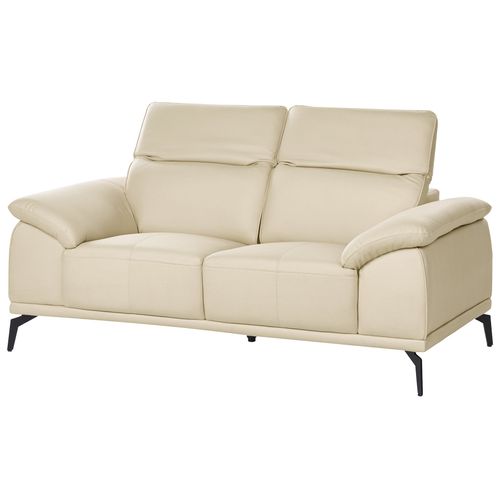 Canapé 2 Places Vejen Cuir Pu Beige
