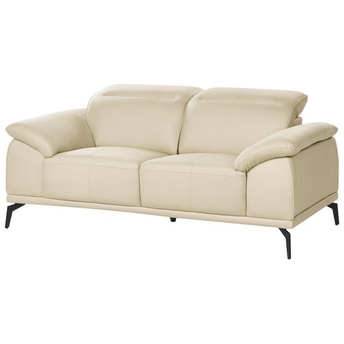 Canapé 2 Places Vejen Cuir Pu Beige